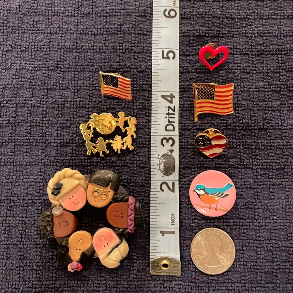 Collection of 7 pins